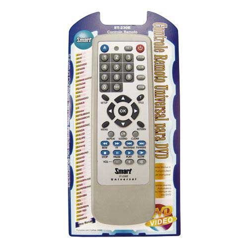 Controle remoto de DVD universal